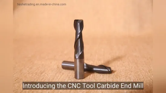 Customized Size Stainless Steel Flat End Solid Hard Alloy 4/6 Groove High Precision Cutter Tungsten Carbide End Mill